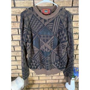 Vintage Chartwell Leather‎ Design Sweater